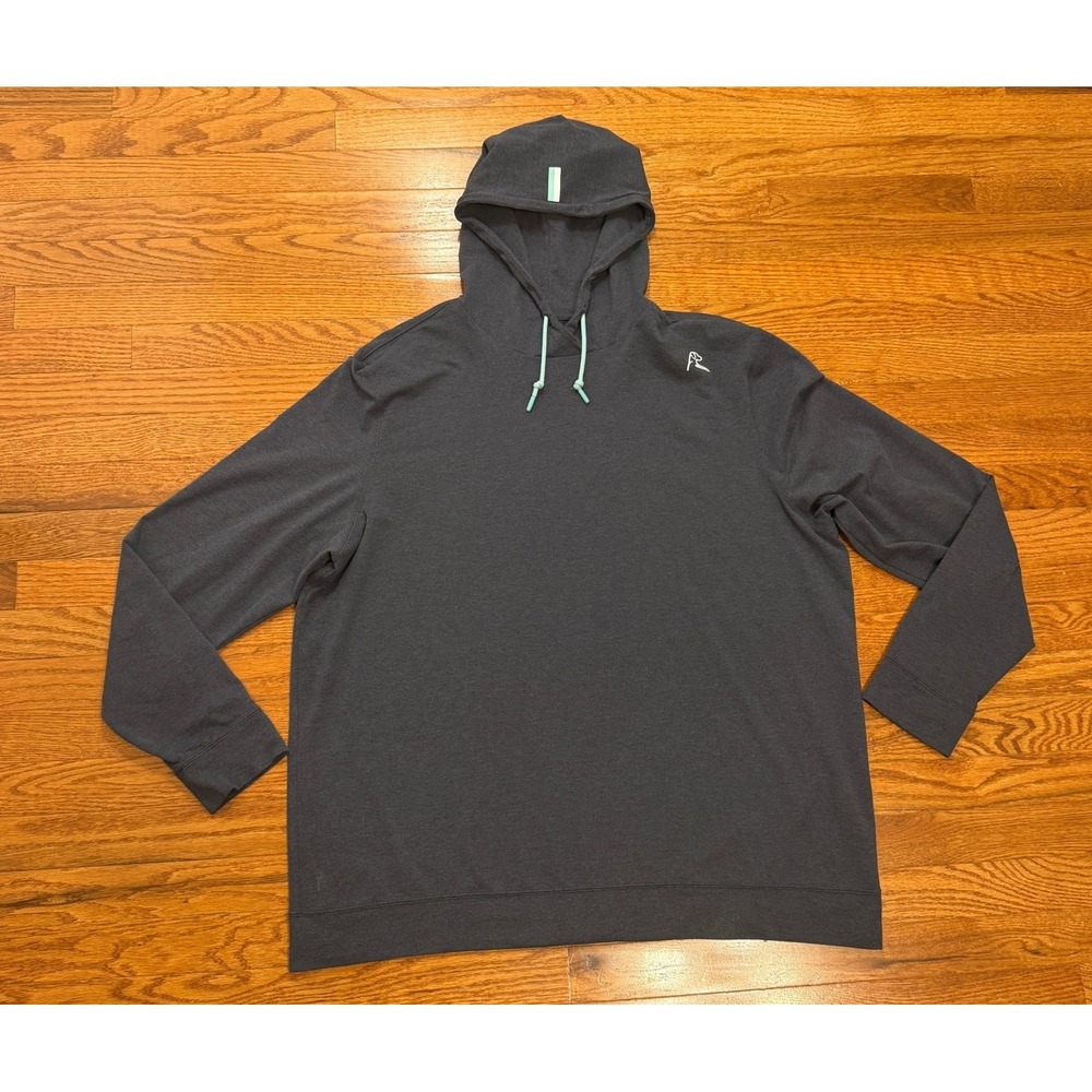 Rhoback Hesi Hoodie Fits Mens 2XL Performance Gray Stretch Golf Athleisure